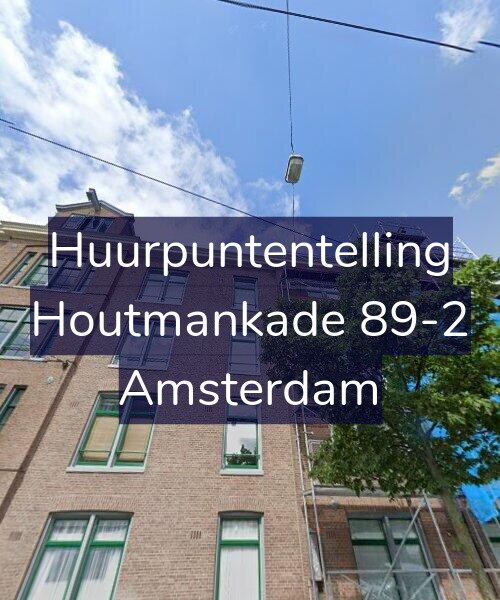 Foto gevel Huurpuntentelling voor Houtmankade 89-2, Amsterdam