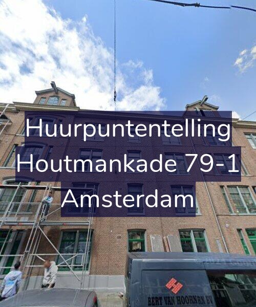 Foto gevel Huurpuntentelling voor Houtmankade 79-1, Amsterdam