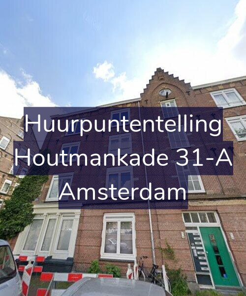 Foto gevel Huurpuntentelling voor Houtmankade 31-A, Amsterdam