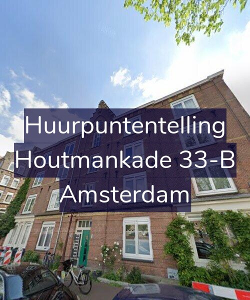 Foto gevel Huurpuntentelling voor Houtmankade 33-B, Amsterdam