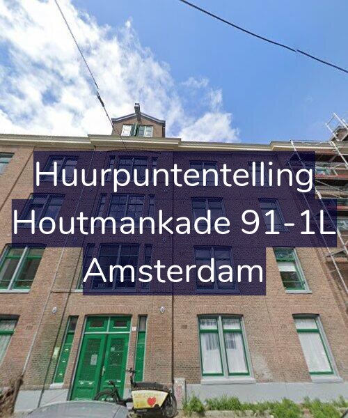 Foto gevel Huurpuntentelling voor Houtmankade 91-1L, Amsterdam