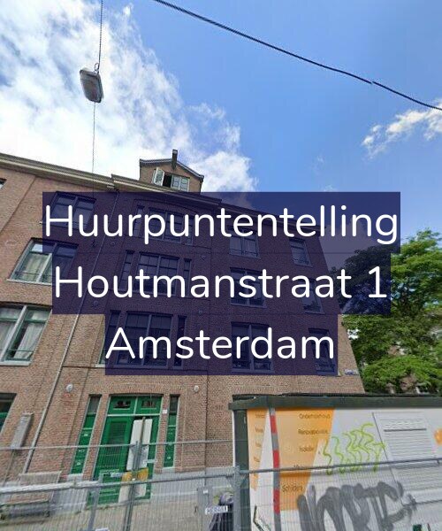 Foto gevel Huurpuntentelling voor Houtmanstraat 1, Amsterdam
