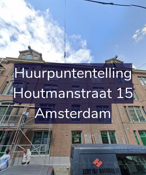 Foto gevel Huurpuntentelling voor Houtmanstraat 15, Amsterdam