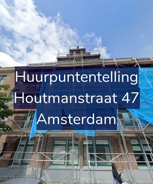Foto gevel Huurpuntentelling voor Houtmanstraat 47, Amsterdam