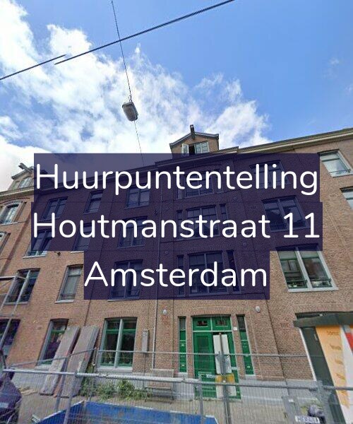 Foto gevel Huurpuntentelling voor Houtmanstraat 11, Amsterdam