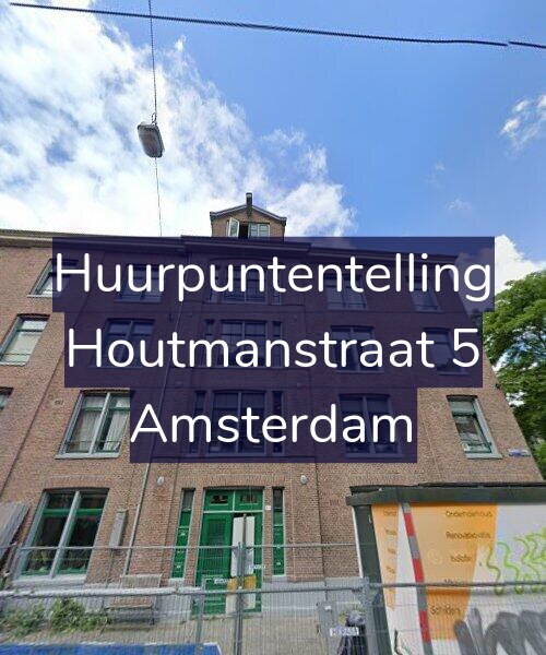Foto gevel Huurpuntentelling voor Houtmanstraat 5, Amsterdam
