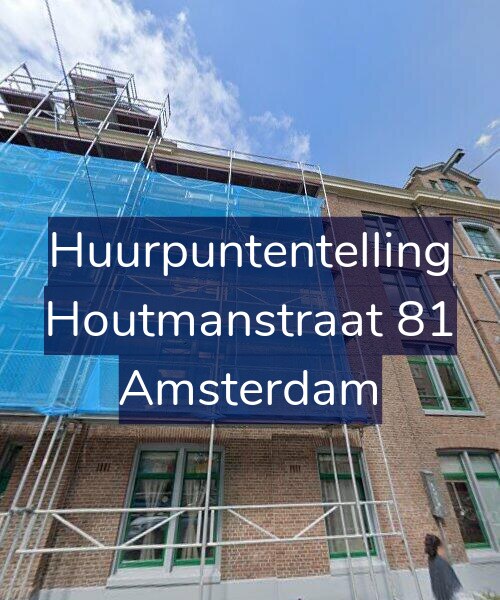 Foto gevel Huurpuntentelling voor Houtmanstraat 81, Amsterdam