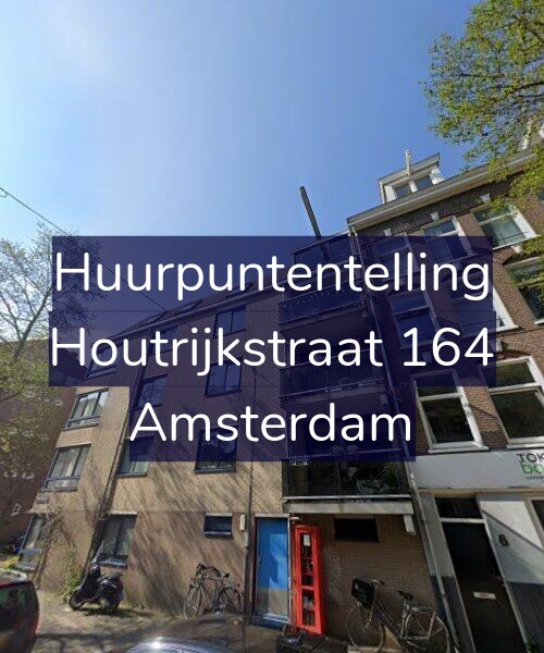 Foto gevel Huurpuntentelling voor Houtrijkstraat 164, Amsterdam