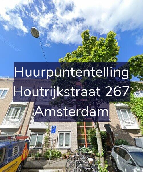 Foto gevel Huurpuntentelling voor Houtrijkstraat 267, Amsterdam