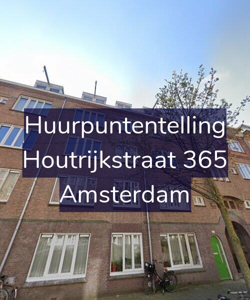 Foto gevel Huurpuntentelling voor Houtrijkstraat 365, Amsterdam