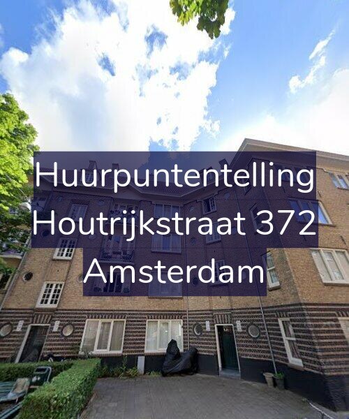 Foto gevel Huurpuntentelling voor Houtrijkstraat 372, Amsterdam