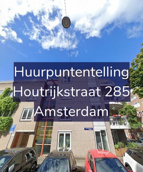 Foto gevel Huurpuntentelling voor Houtrijkstraat 285, Amsterdam