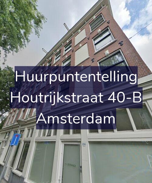 Foto gevel Huurpuntentelling voor Houtrijkstraat 40-B, Amsterdam