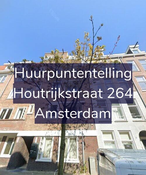Foto gevel Huurpuntentelling voor Houtrijkstraat 264, Amsterdam