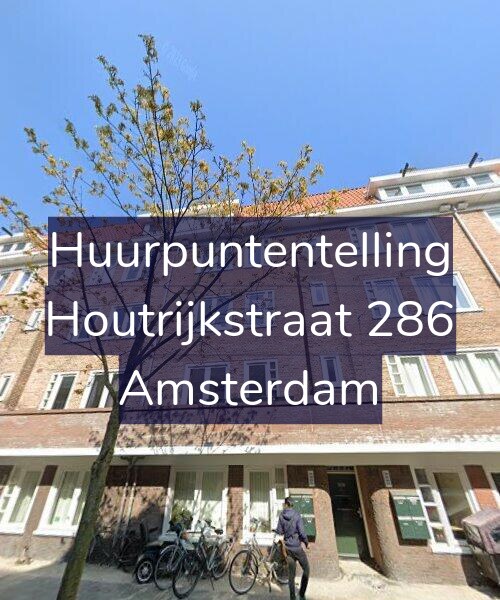 Foto gevel Huurpuntentelling voor Houtrijkstraat 286, Amsterdam