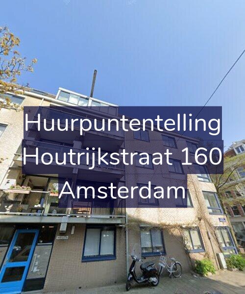 Foto gevel Huurpuntentelling voor Houtrijkstraat 160, Amsterdam