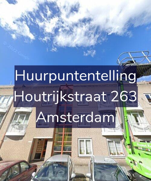 Foto gevel Huurpuntentelling voor Houtrijkstraat 263, Amsterdam