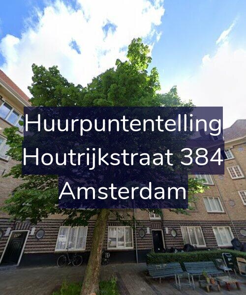 Foto gevel Huurpuntentelling voor Houtrijkstraat 384, Amsterdam