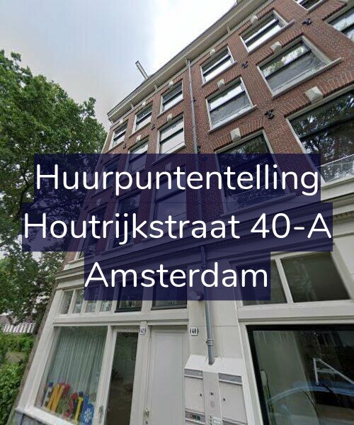 Foto gevel Huurpuntentelling voor Houtrijkstraat 40-A, Amsterdam