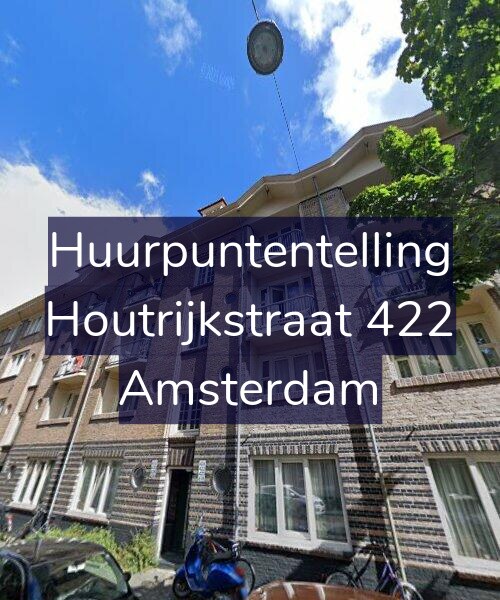 Foto gevel Huurpuntentelling voor Houtrijkstraat 422, Amsterdam