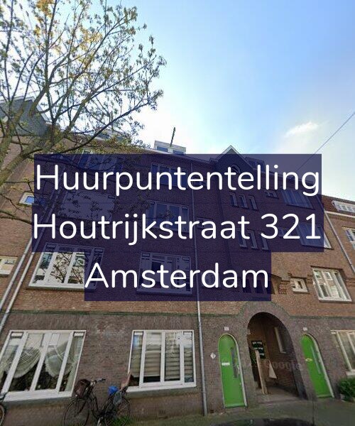 Foto gevel Huurpuntentelling voor Houtrijkstraat 321, Amsterdam