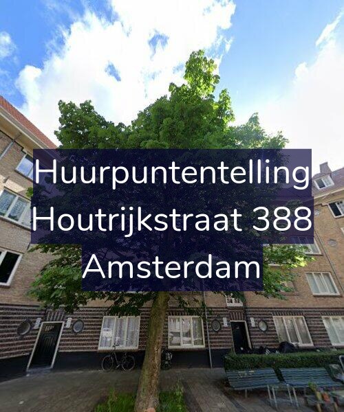 Foto gevel Huurpuntentelling voor Houtrijkstraat 388, Amsterdam