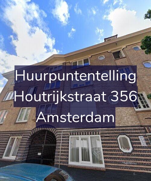 Foto gevel Huurpuntentelling voor Houtrijkstraat 356, Amsterdam