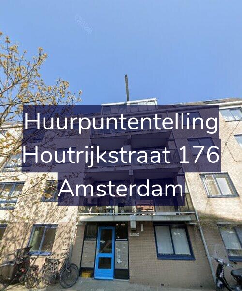 Foto gevel Huurpuntentelling voor Houtrijkstraat 176, Amsterdam