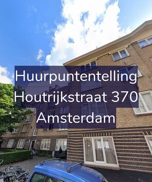 Foto gevel Huurpuntentelling voor Houtrijkstraat 370, Amsterdam
