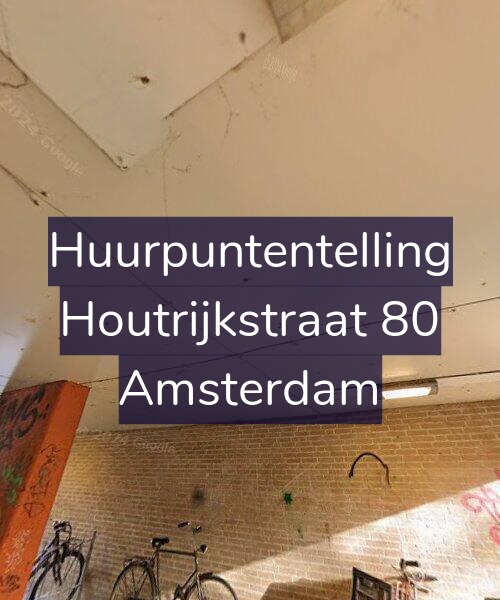 Foto gevel Huurpuntentelling voor Houtrijkstraat 80, Amsterdam