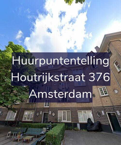 Foto gevel Huurpuntentelling voor Houtrijkstraat 376, Amsterdam