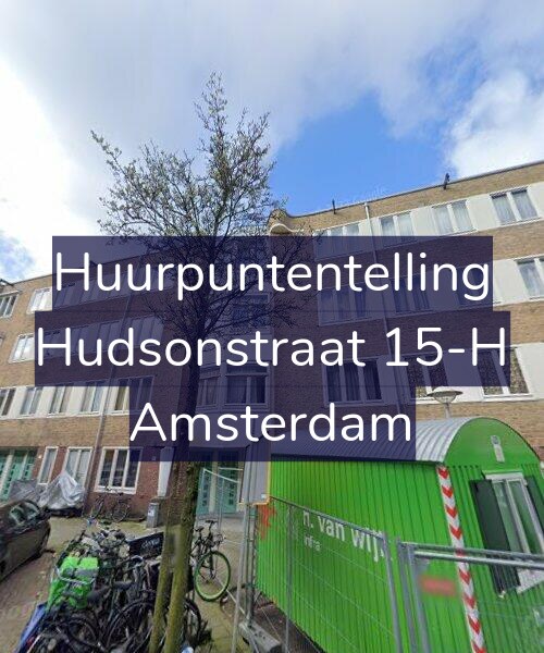 Foto gevel Huurpuntentelling voor Hudsonstraat 15-H, Amsterdam