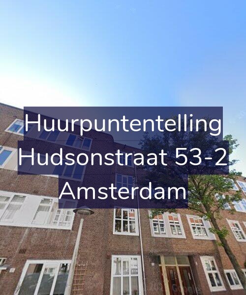 Foto gevel Huurpuntentelling voor Hudsonstraat 53-2, Amsterdam