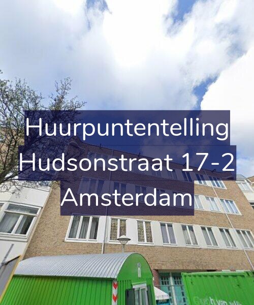 Foto gevel Huurpuntentelling voor Hudsonstraat 17-2, Amsterdam