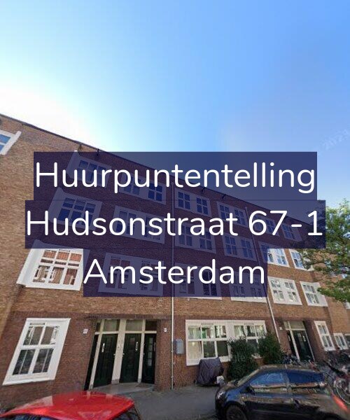Foto gevel Huurpuntentelling voor Hudsonstraat 67-1, Amsterdam