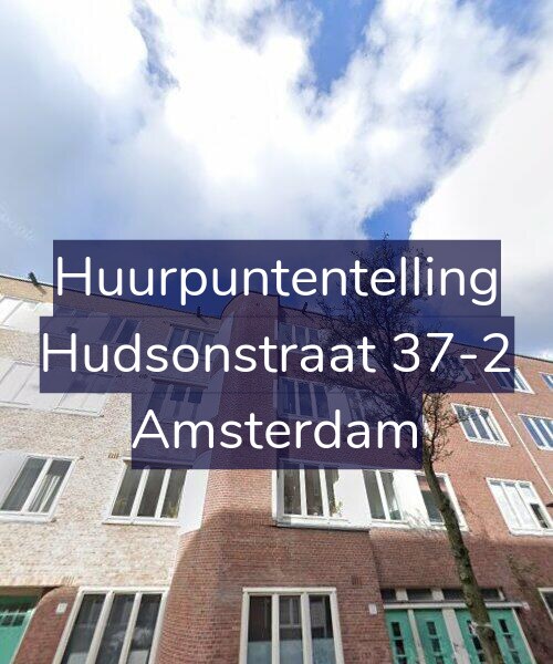 Foto gevel Huurpuntentelling voor Hudsonstraat 37-2, Amsterdam
