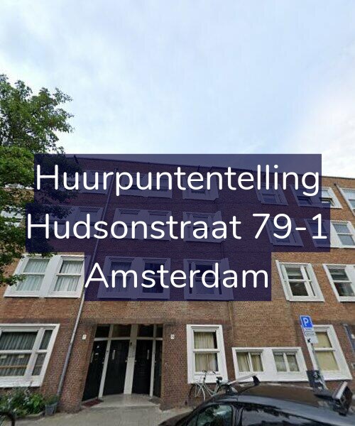 Foto gevel Huurpuntentelling voor Hudsonstraat 79-1, Amsterdam