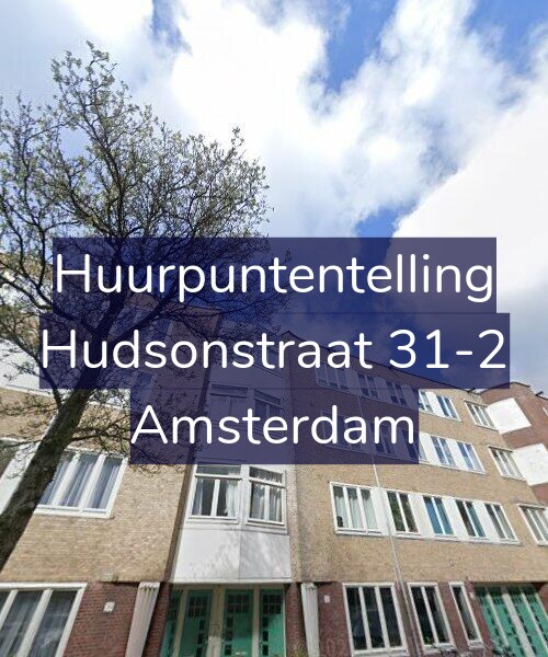 Foto gevel Huurpuntentelling voor Hudsonstraat 31-2, Amsterdam