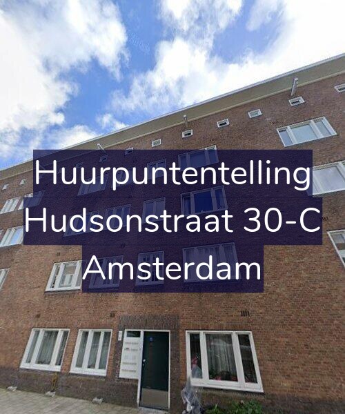 Foto gevel Huurpuntentelling voor Hudsonstraat 30-C, Amsterdam