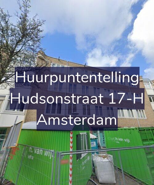 Foto gevel Huurpuntentelling voor Hudsonstraat 17-H, Amsterdam