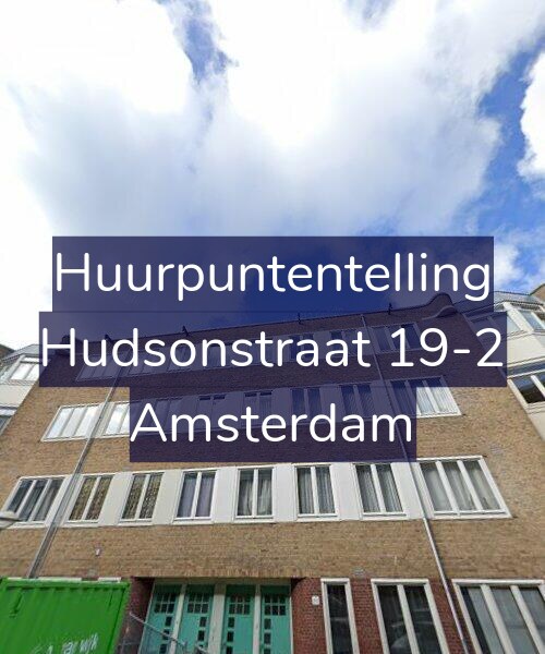 Foto gevel Huurpuntentelling voor Hudsonstraat 19-2, Amsterdam