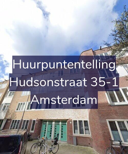 Foto gevel Huurpuntentelling voor Hudsonstraat 35-1, Amsterdam