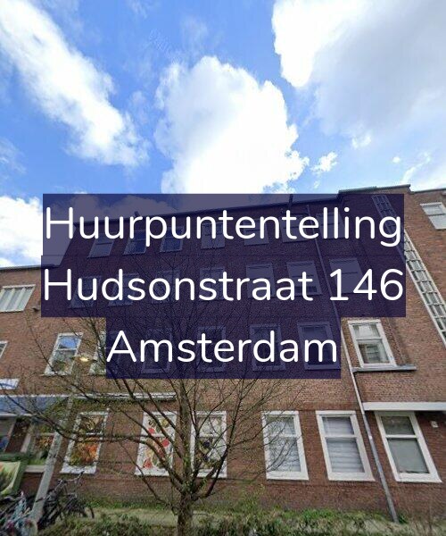 Foto gevel Huurpuntentelling voor Hudsonstraat 146, Amsterdam