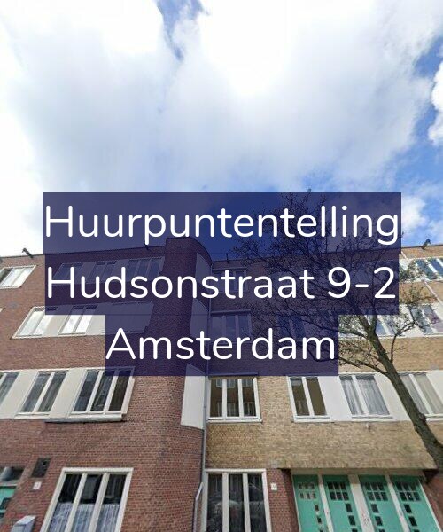 Foto gevel Huurpuntentelling voor Hudsonstraat 9-2, Amsterdam