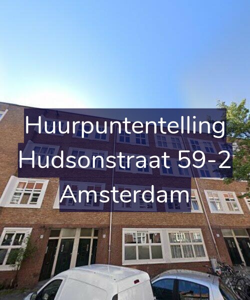Foto gevel Huurpuntentelling voor Hudsonstraat 59-2, Amsterdam