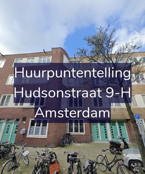Foto gevel Huurpuntentelling voor Hudsonstraat 9-H, Amsterdam