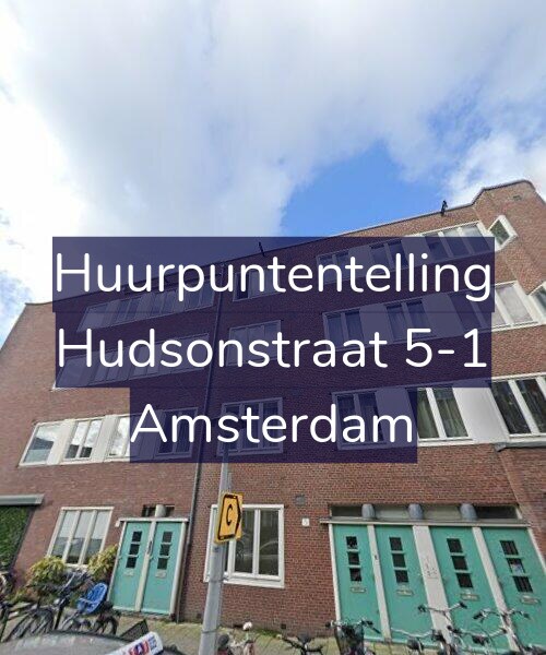 Foto gevel Huurpuntentelling voor Hudsonstraat 5-1, Amsterdam