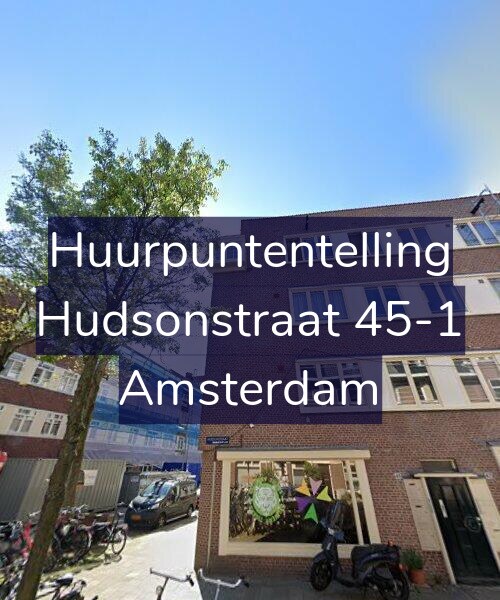 Foto gevel Huurpuntentelling voor Hudsonstraat 45-1, Amsterdam