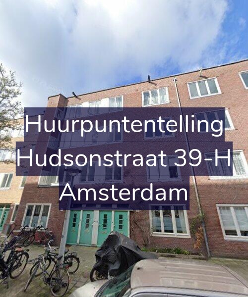 Foto gevel Huurpuntentelling voor Hudsonstraat 39-H, Amsterdam