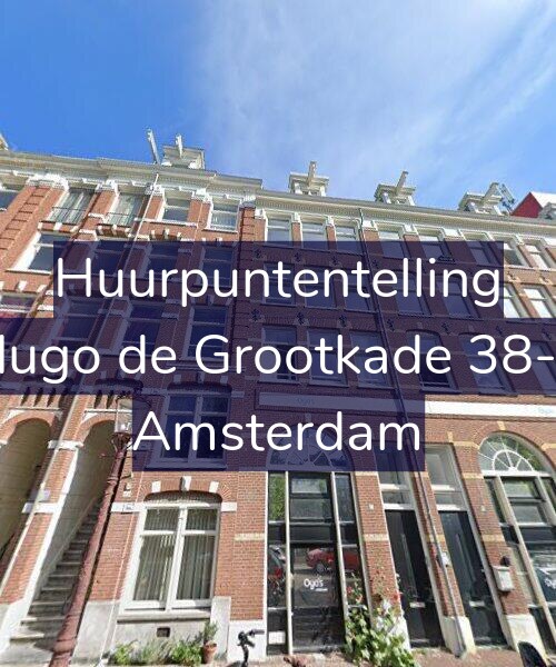 Foto gevel Huurpuntentelling voor Hugo de Grootkade 38-1, Amsterdam